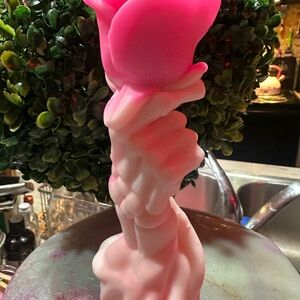 Pink Rose-Shaped Bath Soap